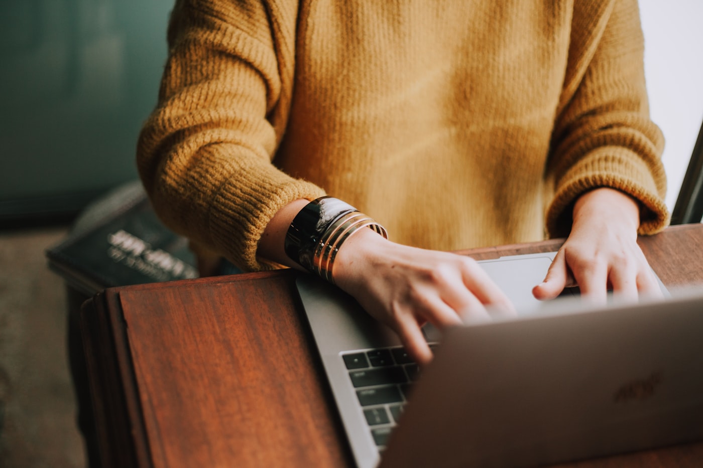 Professional working on a clear and accessible platform